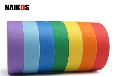La cinta emmascarada de colors es pot utilitzar de diverses maneres